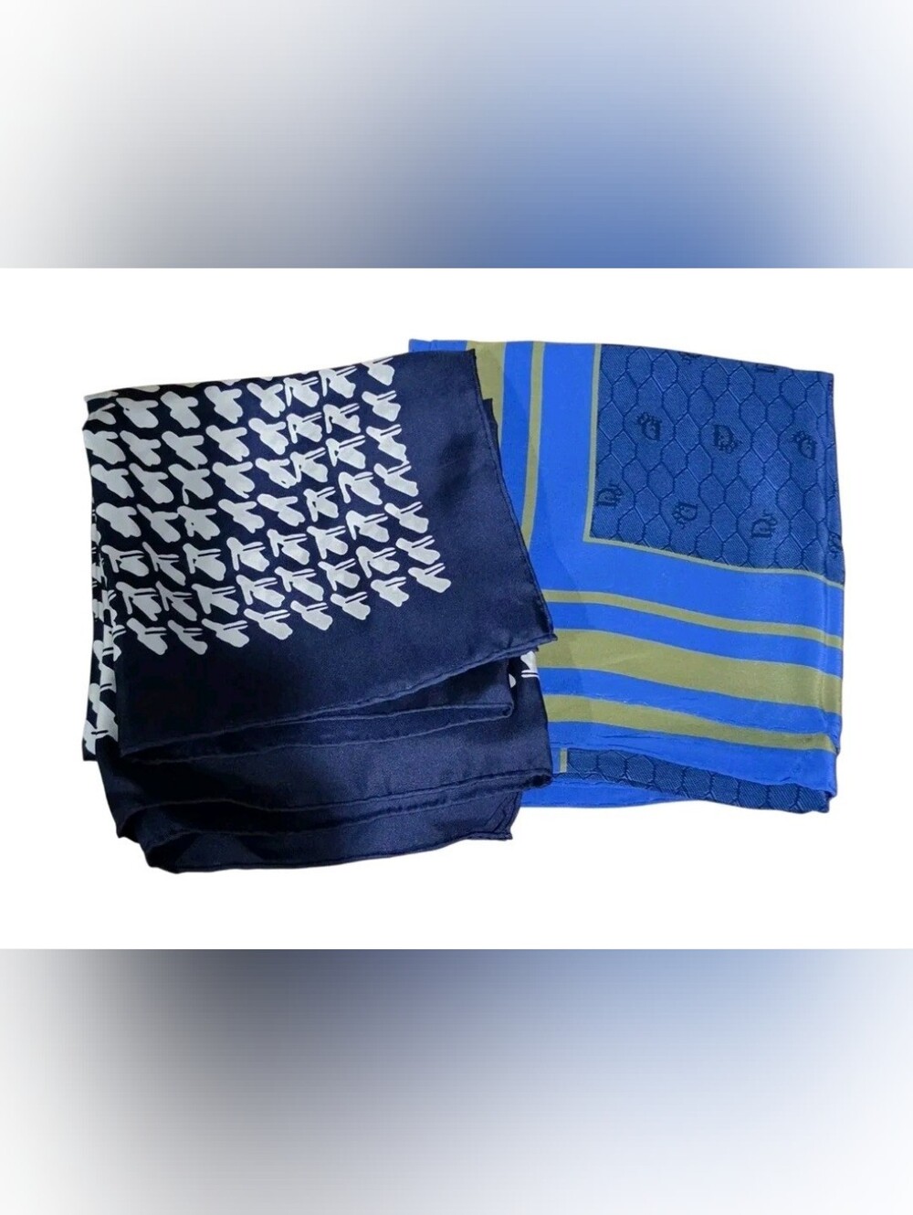 BUNDLE DEAL 2 Dior Silk Scarves